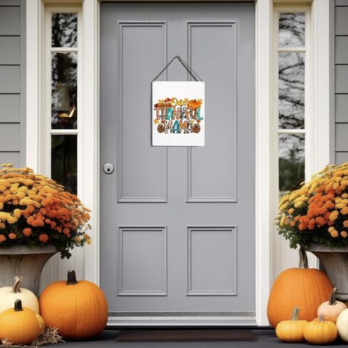 ريفي الخريف الشكر جدار ديكور غرفة المعيشة ديكور الخريف ديكورات الخريف مضحك كرة القدم موسم الخريف اليقطين معلقة الخشب علامة جدار الفن لوحة للمنزل غرفة نوم الحمام مزرعة ديكور الباب الأمامي in Kuwait