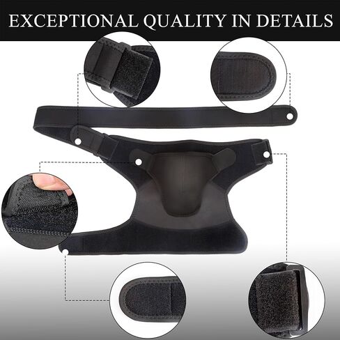 دعامة كتف مضغوطة قابلة للتعديل من C CRYSTAL LEMON للرجال: مثالية للأكتاف اليسرى واليمنى، وتتضمن جيبًا ملتفًا لحزمة الثلج، ودعم الكفة الدوارة وتخفيف آلام الكتف in Kuwait