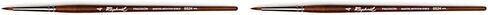 Raphael Precision 8524 Short Handle Brush, Retouching, 2/0, Natural in Saudi Arabia