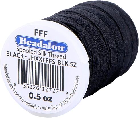 Beadalon White Silk Thread Size E .013 Inches in Saudi Arabia
