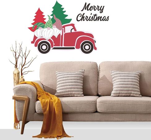 ملصقات جدارية لتماثيل عيد الميلاد، ملصقات نافذة عيد الميلاد جنوم لملصقات العطلات السعيدة، 4 ملصقات جدارية لطيفة لعطلات عيد الميلاد في المنزل والمكتب للأطفال in Saudi Arabia