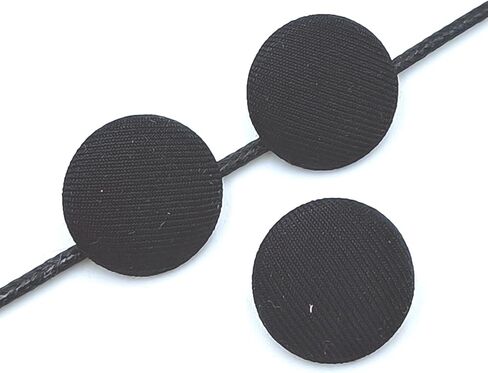 50pcs Beige Fabric Cloth Covered Round Buttons with Metal Shank Buttons for Sewing DIY Crafts Handmade Making Supplies 10mm in Kuwait