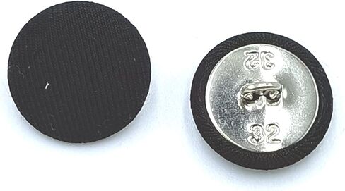 50pcs Beige Fabric Cloth Covered Round Buttons with Metal Shank Buttons for Sewing DIY Crafts Handmade Making Supplies 10mm in Kuwait