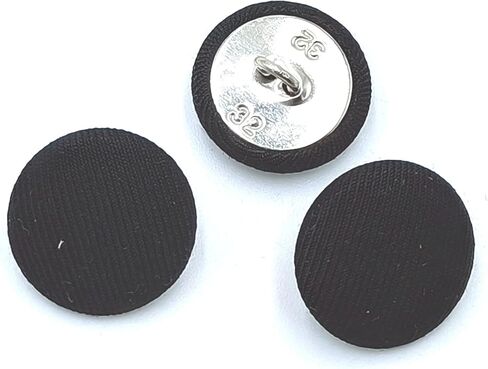 50pcs Beige Fabric Cloth Covered Round Buttons with Metal Shank Buttons for Sewing DIY Crafts Handmade Making Supplies 10mm in Kuwait