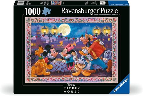Ravensburger Disney Mickey Mouse: Mosaic Mickey 1000 Piece Jigsaw Puzzle for Adults - Every Piece is Unique, Softclick Technology Means Pieces Fit Together Perfectly in Saudi Arabia