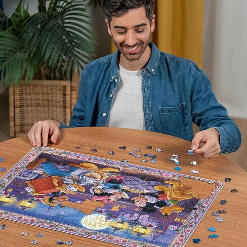 Ravensburger Disney Mickey Mouse: Mosaic Mickey 1000 Piece Jigsaw Puzzle for Adults - Every Piece is Unique, Softclick Technology Means Pieces Fit Together Perfectly in Saudi Arabia
