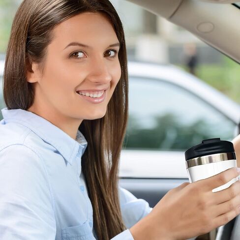 كوب حقائق غذائية للأم، كوب قهوة مضحك للأم أثناء السفر مع أغطية كوب قهوة معزول بفراغ من الفولاذ المقاوم للصدأ زجاجة مياه 15 أونصة in Kuwait