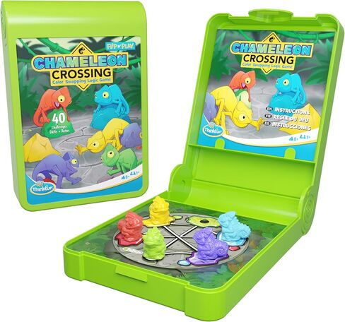 ThinkFun Flip N' Play: Leaping Llamas Travel Logic Game for Road Trips, Plane Rides, and Vacations in Saudi Arabia