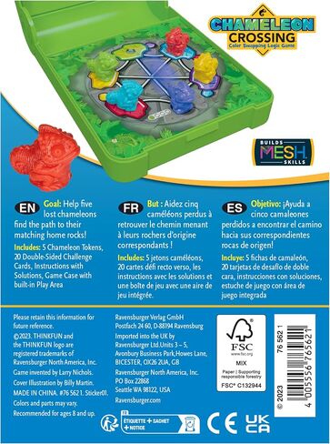 ThinkFun Flip N' Play: Leaping Llamas Travel Logic Game for Road Trips, Plane Rides, and Vacations in Saudi Arabia