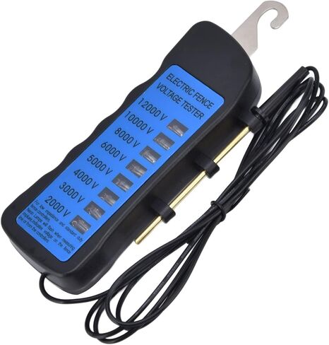 GLOGLOW 12Kv نيون سياج جهاز قياس الجهد الكهربائي الإلكترونية المحمولة مكتشف 2000 Abs مؤشرات ضوئية اكسسوارات سياج بوابة الدخول سياج زراعي in Saudi Arabia