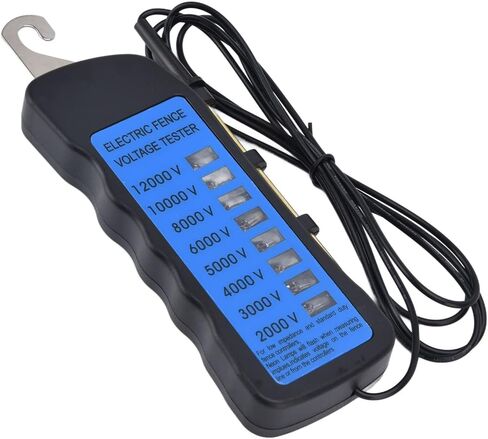 GLOGLOW 12Kv نيون سياج جهاز قياس الجهد الكهربائي الإلكترونية المحمولة مكتشف 2000 Abs مؤشرات ضوئية اكسسوارات سياج بوابة الدخول سياج زراعي in Saudi Arabia