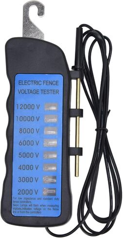 GLOGLOW 12Kv نيون سياج جهاز قياس الجهد الكهربائي الإلكترونية المحمولة مكتشف 2000 Abs مؤشرات ضوئية اكسسوارات سياج بوابة الدخول سياج زراعي in Saudi Arabia