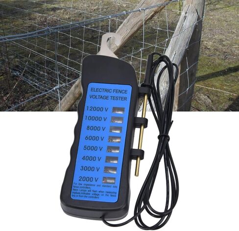 GLOGLOW 12Kv نيون سياج جهاز قياس الجهد الكهربائي الإلكترونية المحمولة مكتشف 2000 Abs مؤشرات ضوئية اكسسوارات سياج بوابة الدخول سياج زراعي in Saudi Arabia