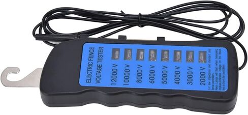 GLOGLOW 12Kv نيون سياج جهاز قياس الجهد الكهربائي الإلكترونية المحمولة مكتشف 2000 Abs مؤشرات ضوئية اكسسوارات سياج بوابة الدخول سياج زراعي in Saudi Arabia