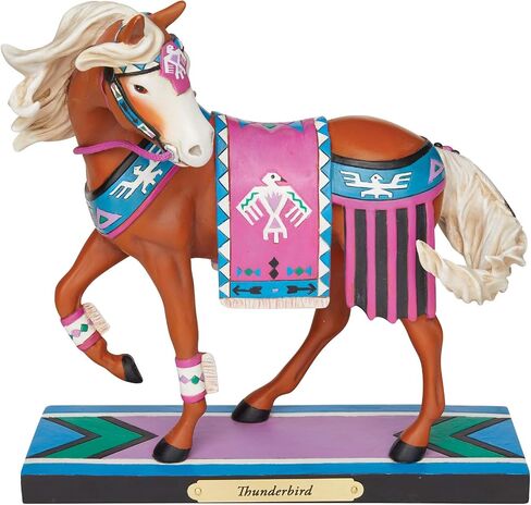 تمثال Enesco Trail of Painted Ponies Thunderbird، مقاس 7.75 بوصة، متعدد الألوان in Saudi Arabia