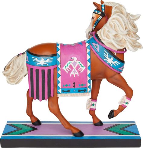 تمثال Enesco Trail of Painted Ponies Thunderbird، مقاس 7.75 بوصة، متعدد الألوان in Saudi Arabia