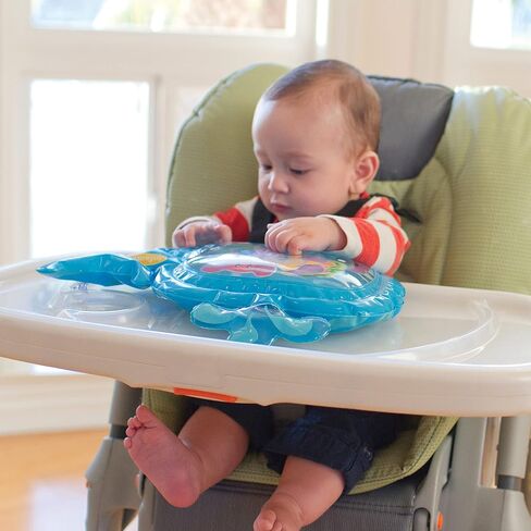 Infantino Jumbo Pat & Play Water Mat, Sea-Themed Mess-Free Water Play for Babies, Supports Tummy Time and Motor Skills Development, Multicolor, 3M+ in Kuwait