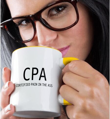 3dRose Cpa Certified Pain In The Ass مج أسود ذو درجتين، 11 أونصة in Saudi Arabia