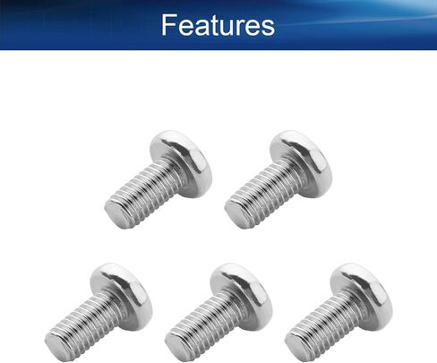 Yinpecly 25Pcs M5 x 60mm Machine Screws Pan Phillips Cross Head Screw 304 Stainless Steel Fasteners Bolts Silver Gray in Saudi Arabia