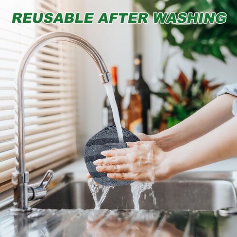 أقمشة الممسحة الكهربائية المتوافقة مع مكانس الروبوت eufy X10 Pro Omni وeufy X9 Pro: 6 قطع من أقمشة التنظيف المصنوعة من الألياف الدقيقة القابلة للغسل، مجموعة ملحقات أجزاء لمنظف الروبوت in Kuwait