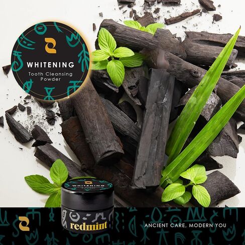 Redmint Herbal Whitening Tooth Cleansing Powder | Unlock The Secret to Radiant Teeth | 15 ml in Saudi Arabia