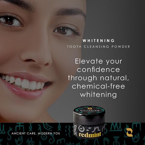 Redmint Herbal Whitening Tooth Cleansing Powder | Unlock The Secret to Radiant Teeth | 15 ml in Saudi Arabia