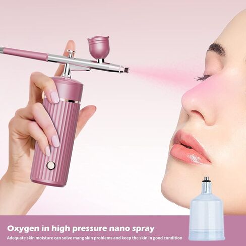 Airbrush-Kit Rechargeable Cordless Airbrush Compressor - Auto Handheld Airbrush Gun, Airbrush Set Portable Wireless Air Brush for Nail Art, Barber, Cake Decor, Makeup, Model Painting in Kuwait