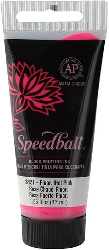 Speedball Water Soluble Block Printing Ink, White, 1 Pound - 380819 in Saudi Arabia