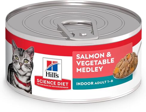 Hill's Science Diet Wet Cat Food, Adult, Indoor, Ocean Fish Recipe, 5.5 oz. Cans, 24-Pack in Kuwait