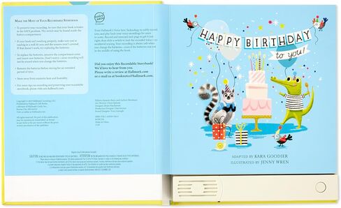 Hallmark Recordable Book with Music for Children (Happy Birthday to You!) in Saudi Arabia
