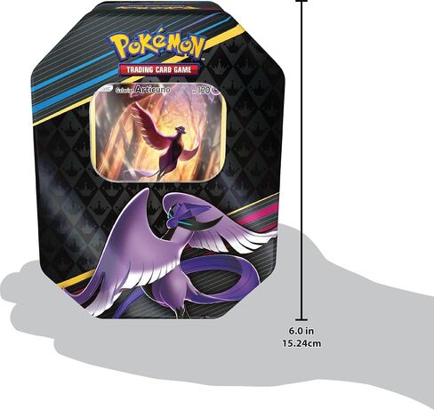 Pokémon TCG: Crown Zenith Tin – Galarian Zapdos (1 Foil Card & 5 Booster Packs) in Saudi Arabia