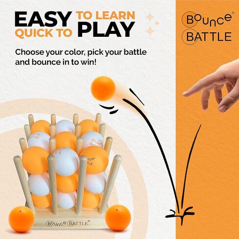 مجموعة ألعاب Bounce Battle (الإصدار الرخامي) - لعبة إدمانية تعتمد على الإستراتيجية والمهارة والفرصة in Kuwait