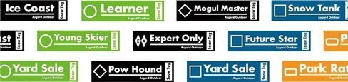 ASGARD Outdoor | Snow Tag Snow Tank (Blue) | Express Your Skiing Personality and Ability in Saudi Arabia