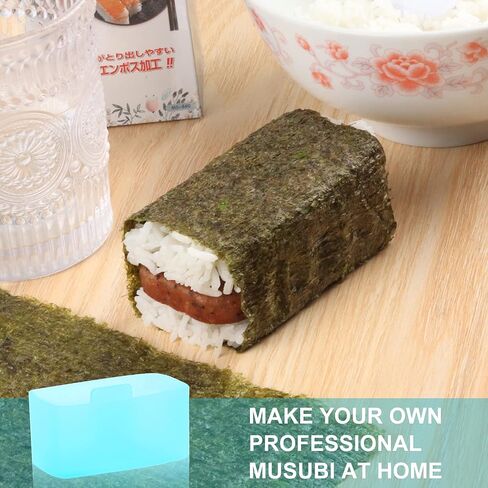 3 Pack Onigiri Sushi Maker Mold, Non Stick Musubi Maker Press, Triangle Rice Ball Mold Sushi Makers (Large & Small) with 2 Pack Small Rice Paddles in Saudi Arabia
