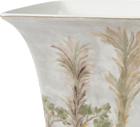 Spode Kit Kemp Tall Trees 8" Vase | Enchanted Forest Design | Porcelain | Dishwasher Safe | Elevate Your Home Decor | Displaying Fresh and Artificial Flowers | Ideal Gift for Nature-Inspired Spaces in Kuwait