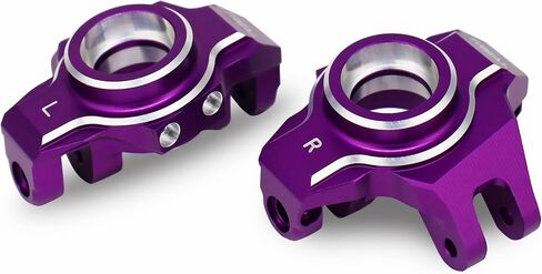 Treal Aluminum 7075 Front Steering Knuckles for Axial RBX10 Ryft (Black) in Saudi Arabia