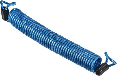 YOKIVE 1 Pcs Security Steel Cables, Coated Baggage Spring Lock Wire Rope with Double Loop | Great for Luggage, Bicycles, Doors (Blue, 2.5mmx2.5m) in Saudi Arabia
