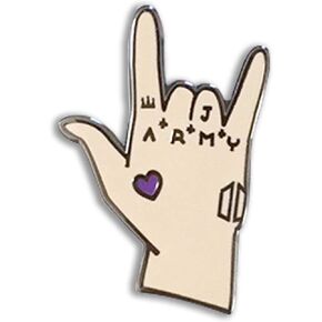 Enamel Pin, Jungkook Tatoo Hand