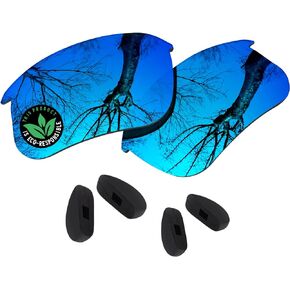 Polycarbonate Replacement Lenses & Nosepads for Bose Tempo BMD0011 Sunglasses