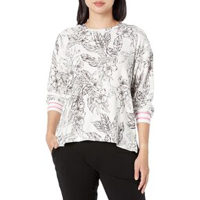 PJ Salvage Women's Loungewear Pop Pink Long Sleeve Top