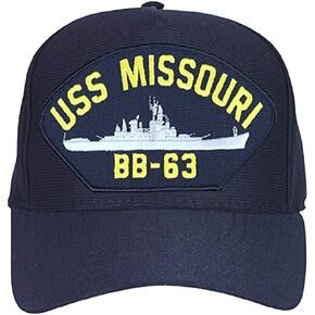 USS Missouri BB-63 / USN Ship Baseball Cap