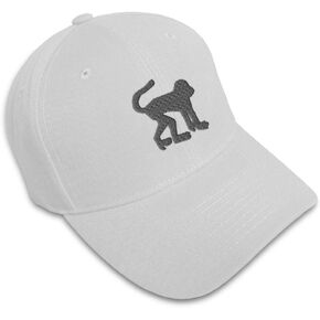 Custom Baseball Cap Gorilla Outline Embroidery Acrylic Dad Hats for Men & Women