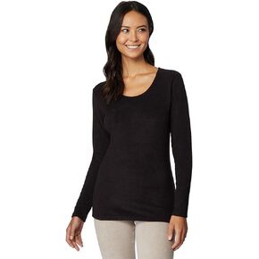 32 DEGREES HEAT Women’s Heavyweight Baselayer Crew Neck Long Sleeve Fleece Top