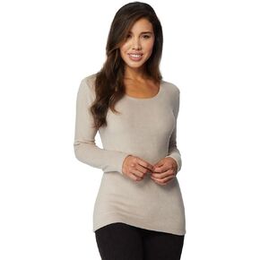 32 DEGREES HEAT Women’s Heavyweight Baselayer Crew Neck Long Sleeve Fleece Top