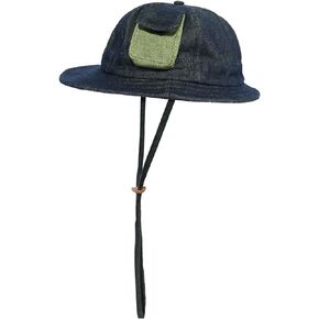 CLAPE Denim Bucket Hat Camping Traveling Outdoor Cap Fashion Fishing Boonie Hats Sun Protection Visor Beach Sun Hat