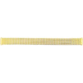 10-14mm Gold Stainless Steel Expansion Women's Watch Band Strap 5.8 Inches Long