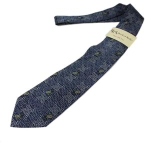 Celtic Knot Tie Book of Kells Navy & Gold 100% Silk