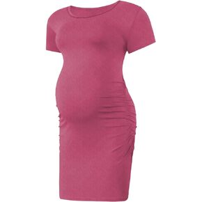 Decrum Womens Maternity Dress Shirt - Gift for Pregnant Women Pregnancy Clothes Soft Comfortable