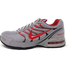 Nike Men's Air max Torch 4 Running Shoes, Atmosphere Grey/University Red/Black, 9.5