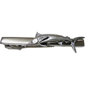 Marlin Fish Square Tie Clip